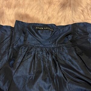 Ralph Lauren Midnight Blue A-Line Skirt